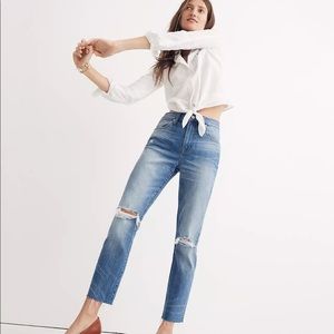 Madewell High-Rise Slim Boyjean